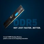 رم 16 گیگ DDR5 باس 5600 برای PC ساخت کروشال دارای گارانتی 60 ماهه آونگ - Image 2