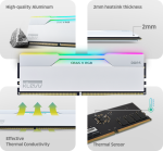 رم 32 گیگ DDR5 باس 7200 ساخت Klevv تایوان RGB دارای گارانتی و دوال چنل - Image 4